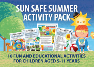 Download the sun safe summer activity pack